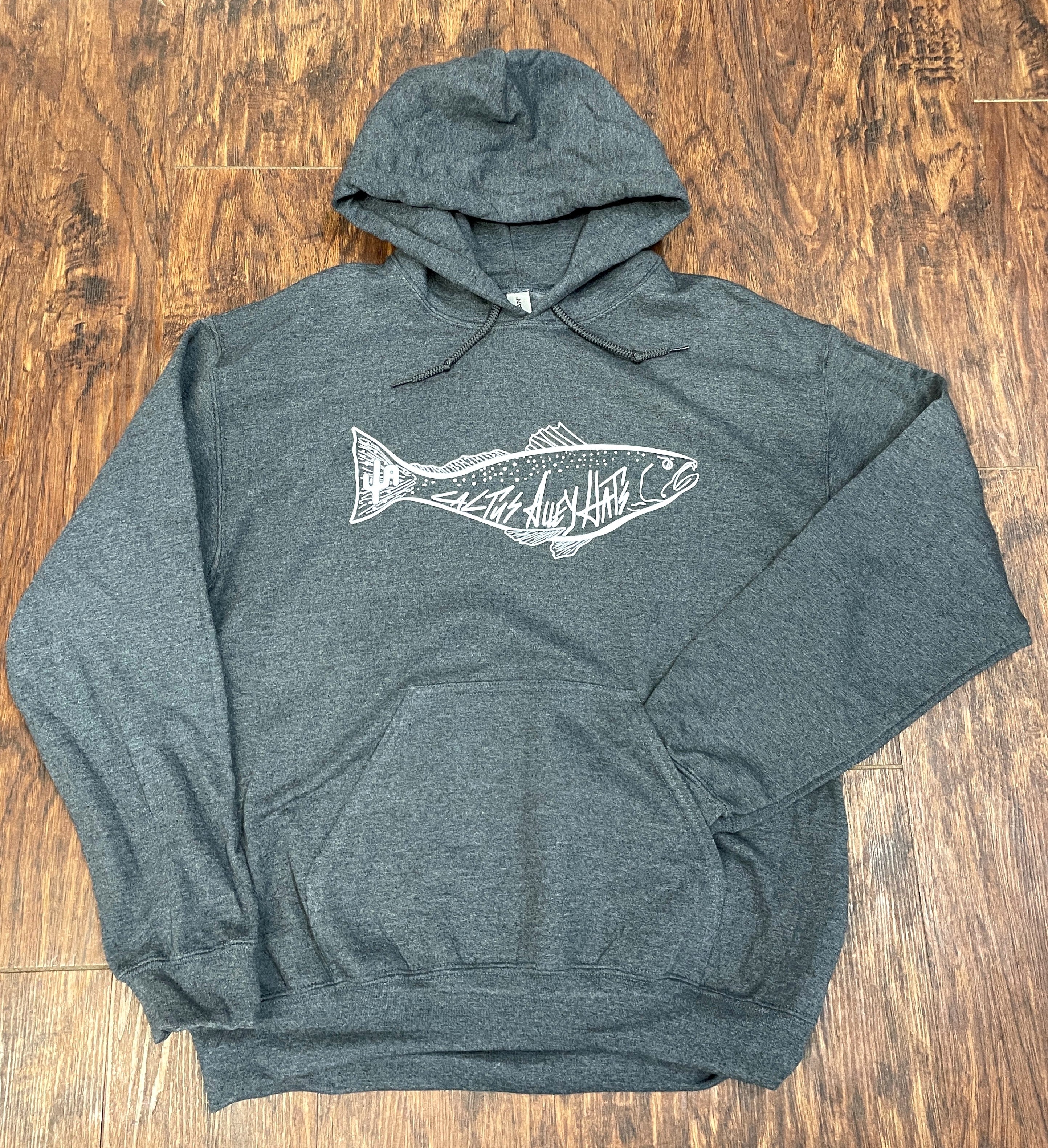 Saltwater - Dark Heather Adult Hoodie
